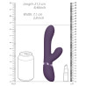 VIVE Vibro Rabbit Tani 22 x 3.5cm Violet